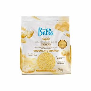Cera Quente Confete Chocolate Branco Depil Bella 250G