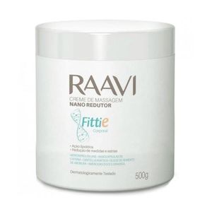 Creme de Massagem Corporal Raavi Nano Redutor Fittie 500g