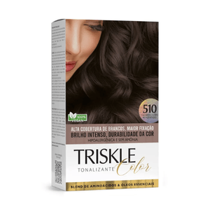 Tonalizante Triskle Color 510 Castanho Claro Acinzentado
