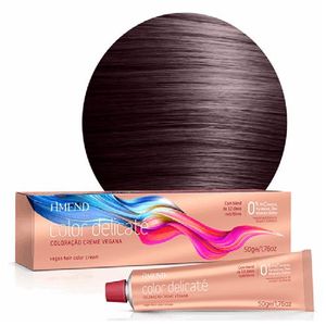 Coloração Vegana Amend Color Delicaté 55.46 Vermelho Amora - 50g