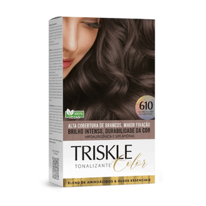 Tonalizante Triskle Color 610 Louro Escuro Acinzentado