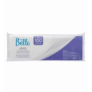Lenço Depil Bella Falso Tecido Com 100un.