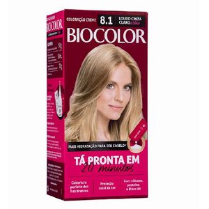 Coloração Biocolor Mini Kit  Louro Cinza Claro 8.1