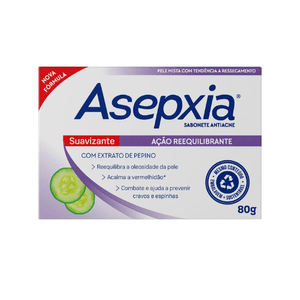 Sabonete em Barra Asepxia Antiacne Suavizante 80g