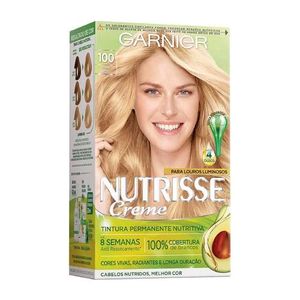 Coloração Creme Garnier Nutrisse 100 Sol Loiro Claríssimo