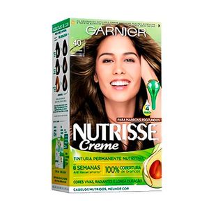 Coloração Creme Garnier Nutrisse 40 Castanho Tamarindo