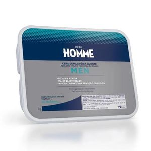 Cera Depilatória Quente Depil Bella Homme Men 1Kg