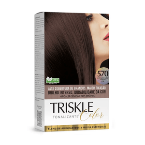 Tonalizante Triskle Color 570 Castanho Claro Marrom/Café