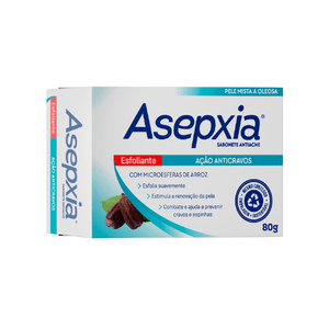Sabonete em Barra Facial Asepxia Esfoliante 80g