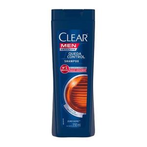 Shampoo Anticaspa Clear Men Queda Control 200ml