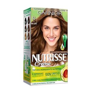 Coloração Creme Garnier Nutrisse 60 Louro Escuro Aveia