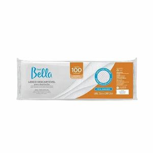 Lenço Descartável P/ Depilação C/ 100 Folhas Depil Bella