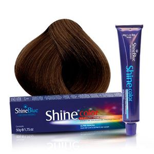 Coloração Creme Shine Blue 6.0 Louro Escuro 50g