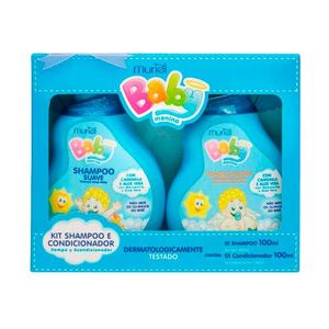 Kit Muriel Baby Azul Shampoo + Condicionador 100ml