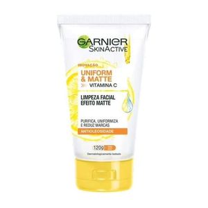 Sabonete Líquido Facial Garnier Uniform & Matte Antioleosidade 120g
