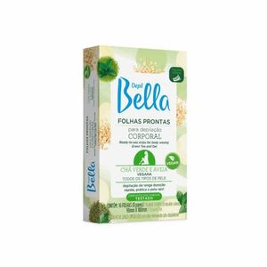 Folhas Prontas P/Depilacao Depil Bella Corpo Cha Verde Aveia