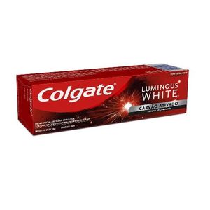 Creme Dental Colgate Luminous White Carvão Ativado 70g