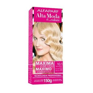 Coloração Creme Alta Moda Alfaparf Cor 10.1 Louro Extra Claro Cinza