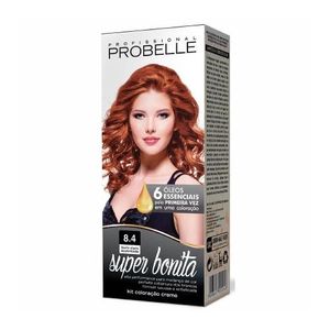 Coloração Probelle Super Bonita 8.4 Louro Claro Acobreado 50g