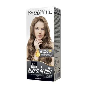 Coloração Probelle Super Bonita 8.1 Louro Acinzentado 50g