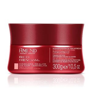 Máscara Amend Realce da Cor Vermelha Red Revival 300g