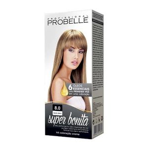 Coloração Probelle Super Bonita 8.0 Louro Claro 50g