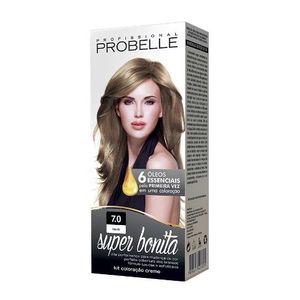Coloração Probelle Super Bonita 7.0 Louro Médio 50g