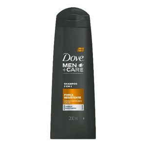 Shampoo 2 em 1 Dove Men Care Força Resistente 200ml