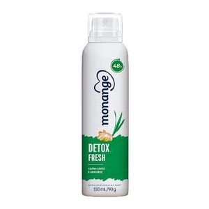 Desodorante Antitranspirante Monange Aerossol Detox Fresh 90g