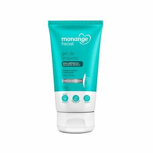 Gel Limpeza Facial Hialuronico Pele Oleosa Monange 120Ml