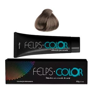 Coloração Permanente Felps Color 6.41 Louro Escuro Cobre Acinzentado 60g