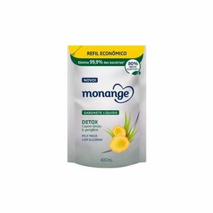 Sabonete Líquido Monange Detox Refil 400ml