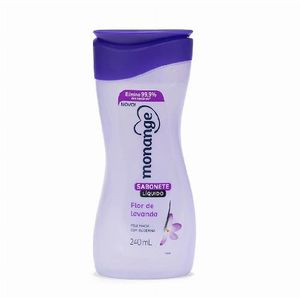 Sabonete Líquido Monange 240ml Flor de Lavanda