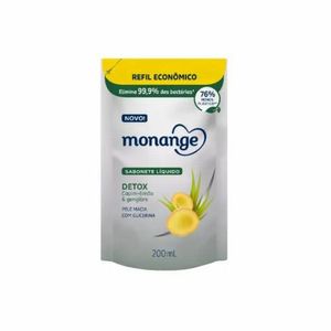 Sabonete Liquido Monange Detox Refil 200ml