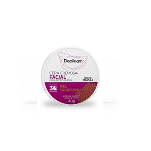 Cera Cremosa Facial de Micro-Ondas Mel Depilsam 40G