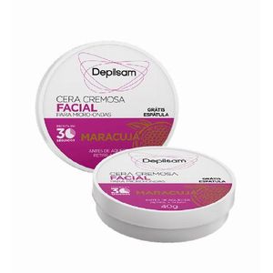 Cera Cremosa Facial de Micro-Ondas Maracujá Depilsam 40G