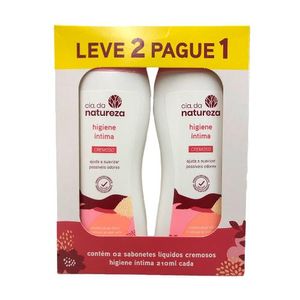 Kit Sabonete Íntimo Cia da Natureza Cremoso 210ml - 2 Unidades