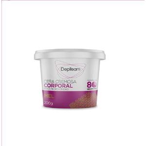 Cera Cremosa Corporal Para Microondas Mel Depilsam 200g