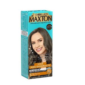 Tinta de Cabelo Maxton 6.1 Louro Cinza Escuro