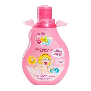 Óleo Corporal Muriel Baby Rosa 100ml